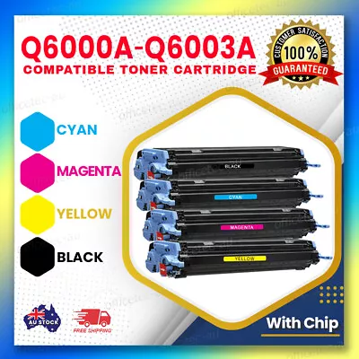 Non-OEM Q6000A Q6001A Q6002A Q6003A Toner For HP Laserjet 1600 2600 2605 CM1015 • $34.50