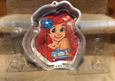 Wilton Disney Little Mermaid Face Cake Pan & 2 Candy Molds- New • $22