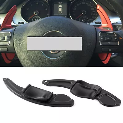 Steering Wheel Paddle Shifters Extension For VW Golf Jetta GTI R MK5 MK6 Black • $24.36