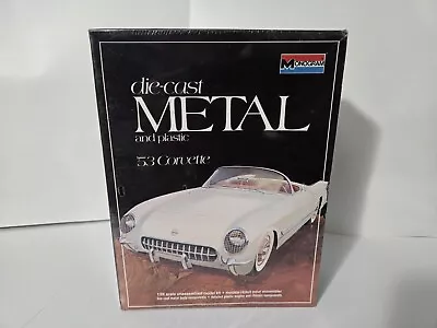 Vintage Monogram 1-24 Die Cast Metal 53 Corvette Convertible Sealed New Nice • $35