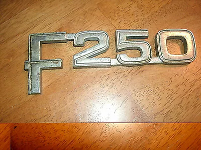 Vintage FORD F250 OEM# 16B114 Fender Emblem • $12.99