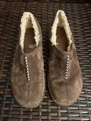Ugg Australia Bettye 1757 Ladies Ant Leather Suede Sheepskin Shoes Size 7 • $24.99