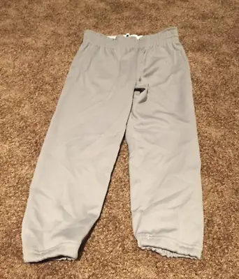 Majestic Youth Team MLB Elastic Baseball Pants Grey 8561 Size Large • $8.99