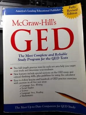 McGraw-HIll's GED : The Most Complete And Reliable Study Program For The GED... • $11.89