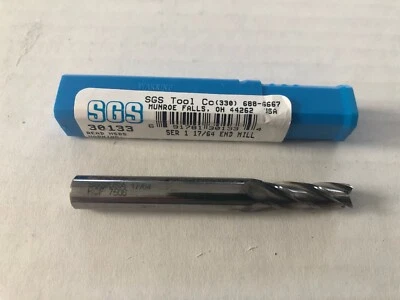 $39.50 • Buy SGS 30133 SER 1 17/64 End Mill