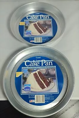 (2) Comet/Mirro Aluminum Round Layer Cake Pans   • $14