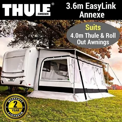 3.6m EasyLink Caravan Annexe For 4.0m Thule Or Roll Out Awning Jayco Expanda RV • $895