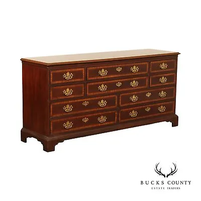 Drexel 18th Century Collection Mahogany Long Dresser • $1195