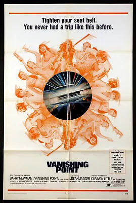 Vanishing Point Mopar Racing 1970 Dodge Challenger 1971 1-sheet  • $395