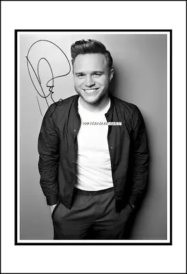 Olly Murs Autographed Cotton Canvas Image. Limited Edition (OM-312) • £9.59