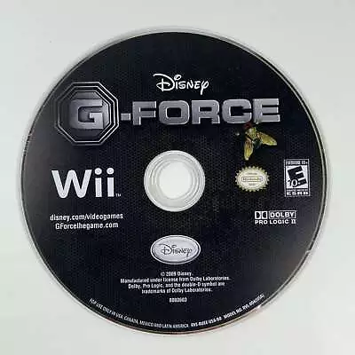 G-Force Nintendo Wii Video Game Disney - DISC ONLY • $6.95