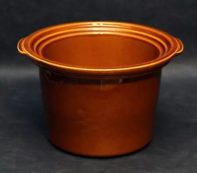 Crockpot Slow Cooker Stoneware Insert ~ 4 Quart Brown • $12.32