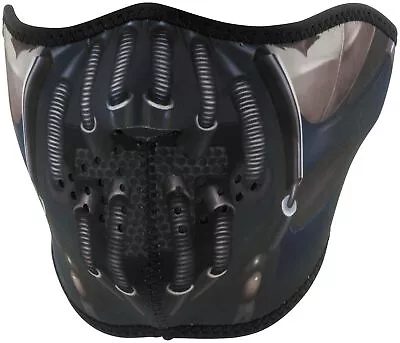 Zan Headgear Half Face Mask Pain (OSFM Black Pain) • $12.49