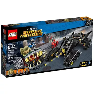 £48.06 • Buy LEGO 76055 DC Comics Super Heroes Batman Killer Croc Sewer Smash NO FIGURES