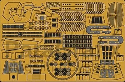 Paragraphix USS Enterprise Refit Photo-Etch Set - Science Fiction Plastic Model • $41.65