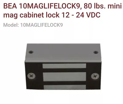 BEA 10MAGLIFELOCK9 12/24V Mini Cabinet Mag Lock NEW • $40.99