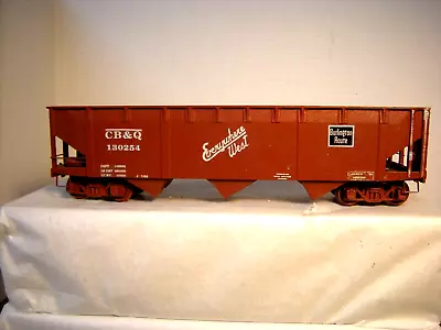 O Scale 2 Rail Unknown CB&Q 3 Bay Hopper Built-Up • $9.99