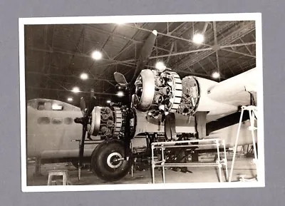 Short Stirling Bomber Bristol Hercules Engines Original Press Photo Raf Ww2 • £29.95