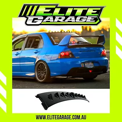 Fits Mitsubishi Lancer EVO 7 8 9 - Rear Roof Vortex Shark Fins Spoiler 4G63 • $85