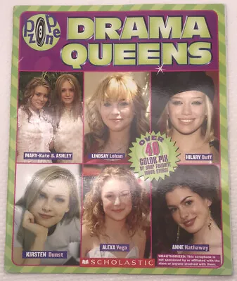 Pop Zone Drama Queens Scholastic Magazine ( Hillary Duff  Mary- Kate & Ashley ) • $69.99