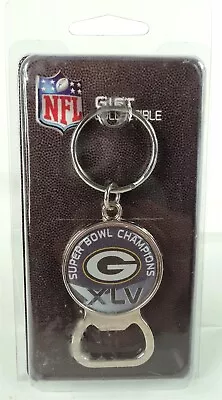 Green Bay Packers Super Bowl 45 XLV Keychain Key Ring - Bottle Opener • $6.64