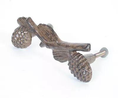 Cast Iron Pine Cone Drawer Handle Rustic Cabin Lodge Home Decor • $11.95