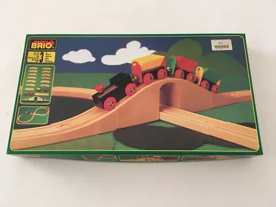 £29.99 • Buy Vintage BRIO 33125 Wooden Boxed Train Set 1990s