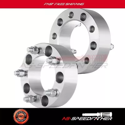 2Pcs 50mm 5x5.5 To 5x139.7 Wheel Spacers 1/2  Studs For 1978-1993 Dodge W150 • $56.01