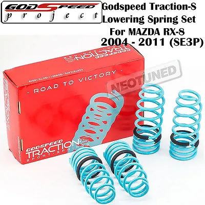 Godspeed Traction-s Lowering Springs Suspension For Mazda Rx-8 2004-2011 Se3p • $826