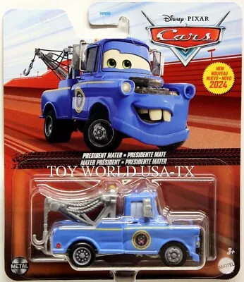 2024 Disney Pixar Cars On The Road Series President Mater • $6.85