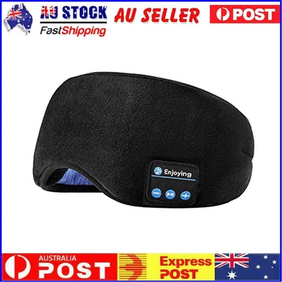 $18.49 • Buy Music Earphones Eye Mask Handsfree Bluetooth-compatible 5.0 Headband Sleeping