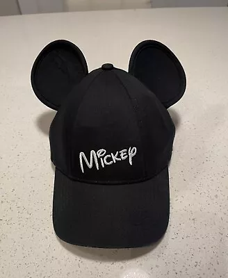 Disney Children’s Mickey Mouse Ears Adjustable Black Hat • $0.99