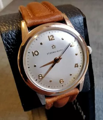 £333.68 • Buy Watch Eterna Matic Excellent Knight Working Watch Automatic Steel Gold