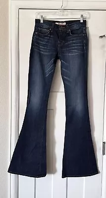 J Brand Women's Martini Skinny Flare Jeans Medium Wash Blue Size 24 • $39.99