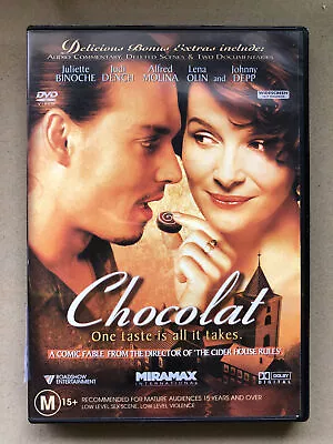 Chocolat (DVD 2000) Region 4 DramaRomance Juliette Binoche Johnny Depp • $3.99