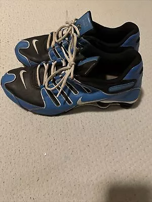 Nike Shox Nz Blue Black And White Go Duke Nike Id 616117-997 Used But In Good S  • $50