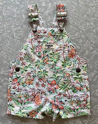 OshKosh Tropical Shortalls Size 0 • $5