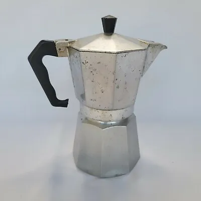 Zanzibar Aluminum Espresso Coffee Moka Pot Latte 3-Cup Stove Top Made In Italy • $25