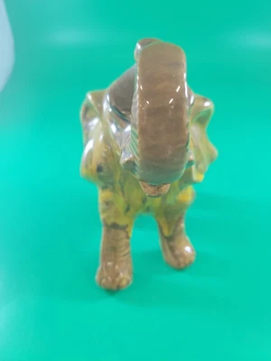 $18 • Buy Vintage California Original Elephant Trunk Up Ashtray Ceramic NO CRACKS Or CHIPS