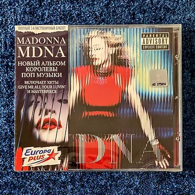 MADONNA SEALED MDNA CD (US EDITED ALBUM) 2012 PROMO HYPE STICKER Girl Gone Wild • $125