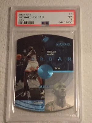 Michael Jordan PSA 7 NM 1997 Upper Deck SPX SKY #6 • $100