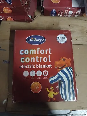 Silentnight Single Electric Blanket Heated Under Blanket Heat Up Comfort Control • £21