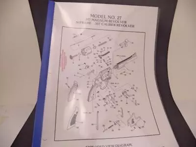 DN27 Smith & Wesson N Model 27 .357 Magnum Revolver Parts Diagram COPY • $5.99