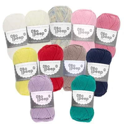 West Yorkshire Spinners Bo Peep DK Luxury Baby Falkland Wool Nylon Yarn 50g  • £3.79