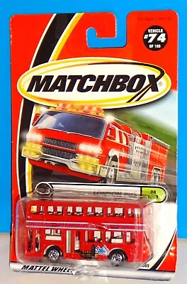 Matchbox 2000 On Tour Series #74 London Bus Red • $3