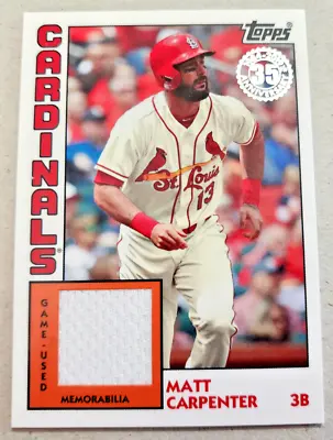 2019 Topps 1984 Topps Relics Matt Carpenter #84R-MC • $4.99