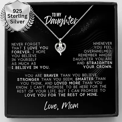 To My Daughter Necklace Gift For Daughter From Mom Daughter Father Necklace • $29.99