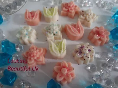 Wax Melts Flowers Handmade 6x Highly Scented Melts 70+ Scents Vegan 20g-25g • £2.25