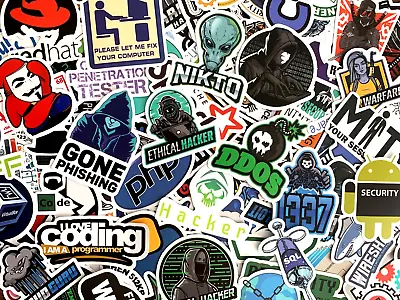 Coding Hacking Programming 25 PC Random Stickers Decal Laptop Graffiti Luggage • £3.59