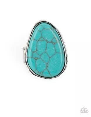 Marble Mecca - Blue - Paparazzi Accessories Ring • $5.35